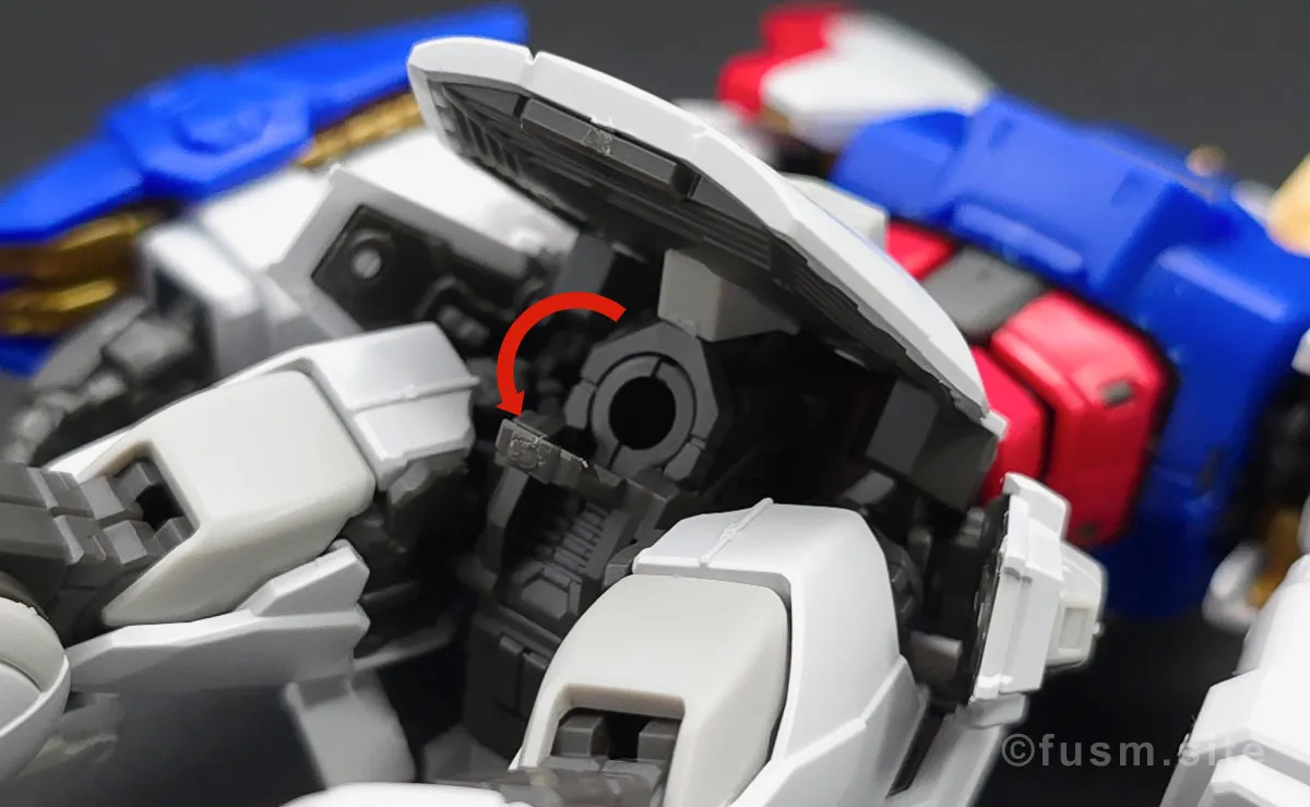 【レビュー】RG シャイニングガンダム 胴体ディテール 07