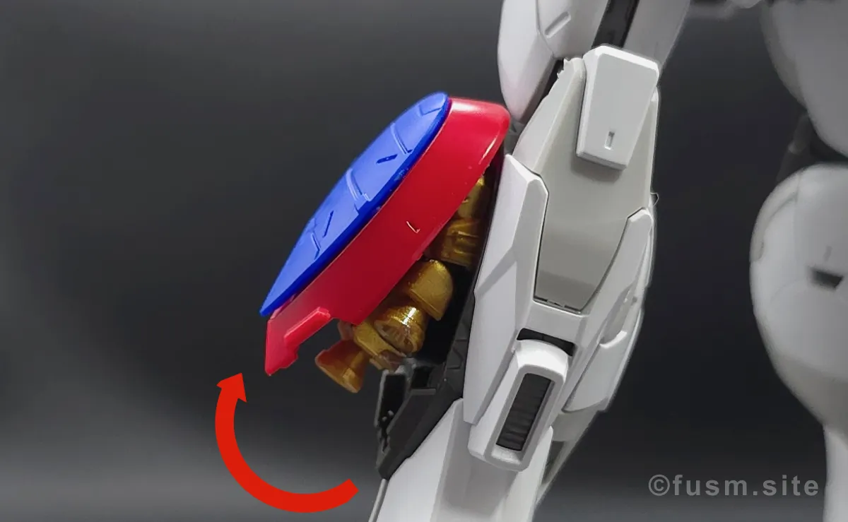 【レビュー】RG シャイニングガンダム 脚部ディテール 02