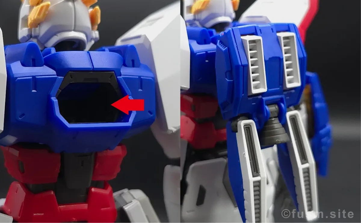 【レビュー】RG シャイニングガンダム バックパックレビュー 可動域 04