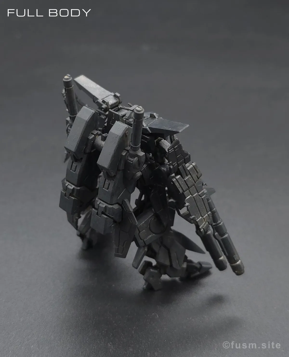 ガンダムアーティファクト第5弾【ZZガンダム】を筆塗り塗装! 多角的に見た全体の外観・素組み 03