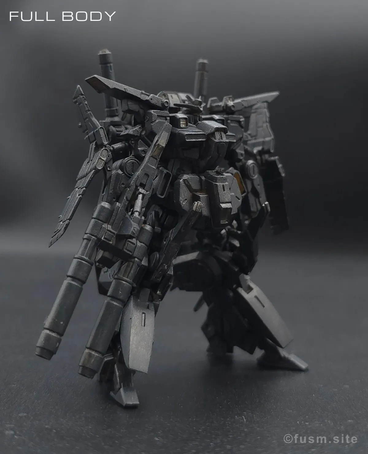 ガンダムアーティファクト第5弾【ZZガンダム】を筆塗り塗装! 多角的に見た全体の外観・素組み 04