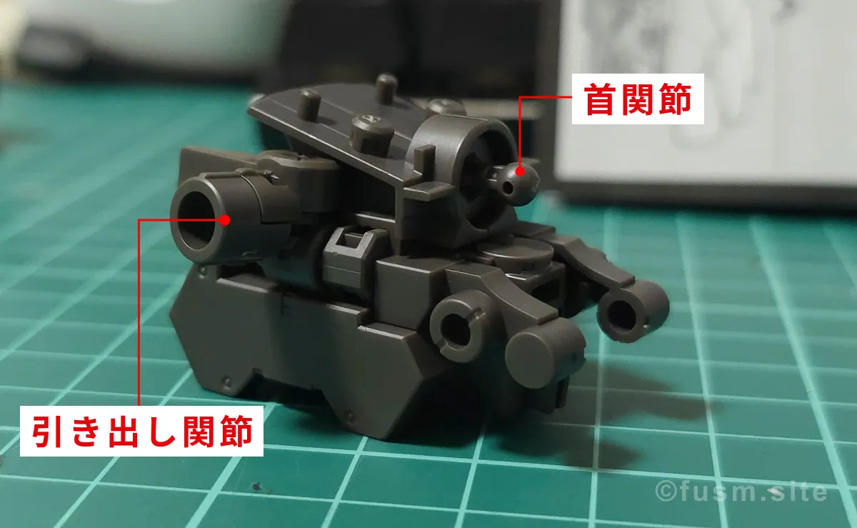 【レビュー】HG アーロンライノ(グレイディ専用機) パーツ・構造・組み立て 03