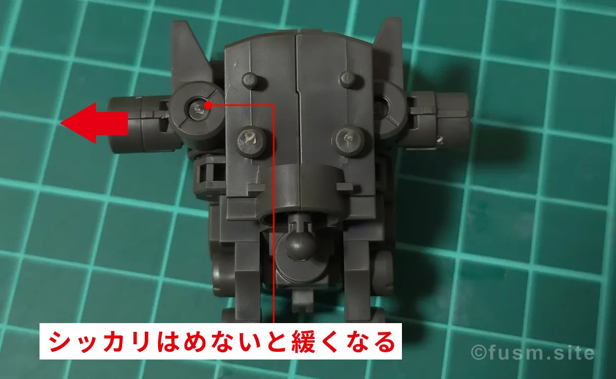 【レビュー】HG アーロンライノ(グレイディ専用機) パーツ・構造・組み立て 04