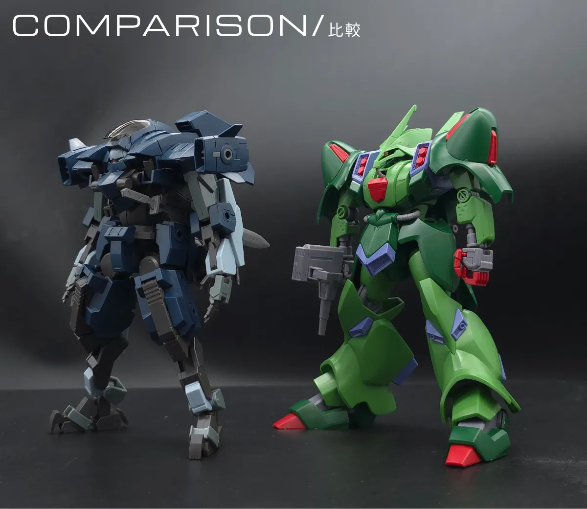 【レビュー】HG アーロンライノ(グレイディ専用機) 比較 04