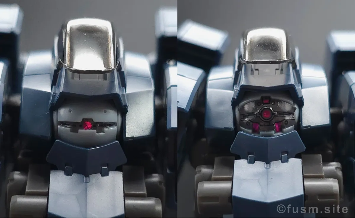 【レビュー】HG アーロンライノ(グレイディ専用機) 頭部ディテール 03