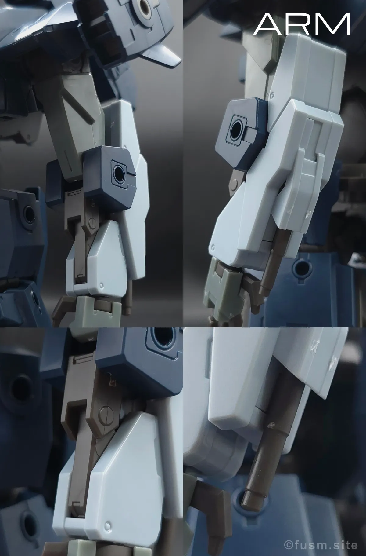 【レビュー】HG アーロンライノ(グレイディ専用機) 腕部ディテール 01
