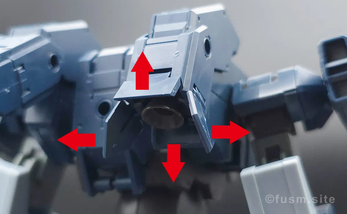 【レビュー】HG アーロンライノ(グレイディ専用機) バックパックレビュー ギミック 01