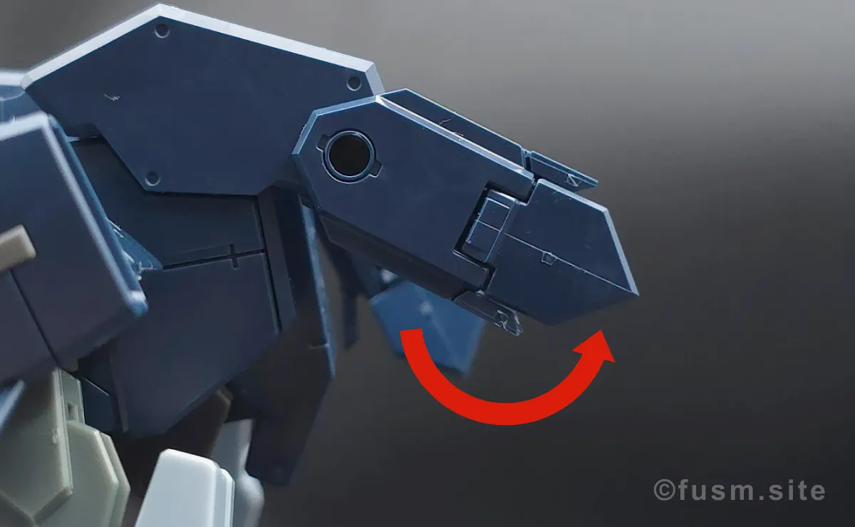 【レビュー】HG アーロンライノ(グレイディ専用機) バックパックレビュー ギミック 02