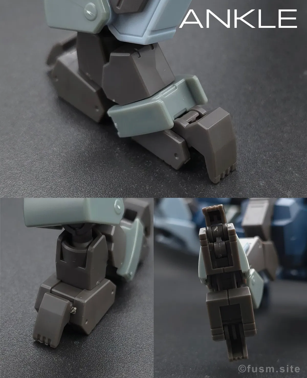 【レビュー】HG アーロンライノ(グレイディ専用機) 脚部ディテール 02