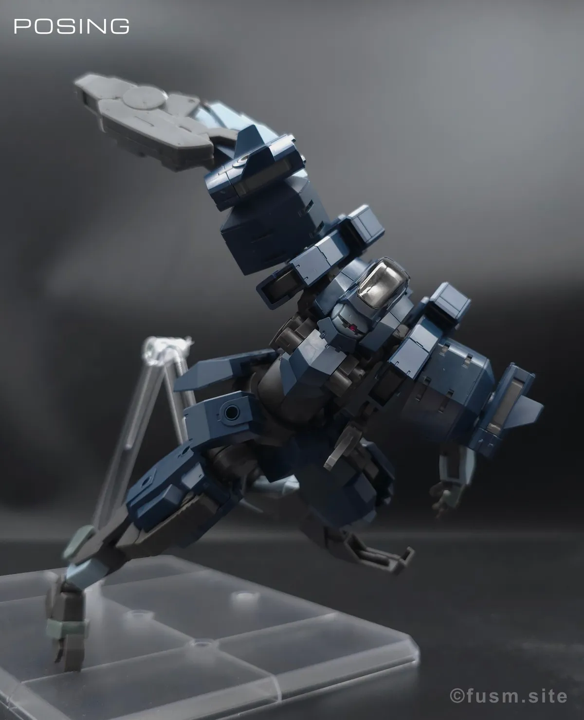 【レビュー】HG アーロンライノ(グレイディ専用機) ポージング 03