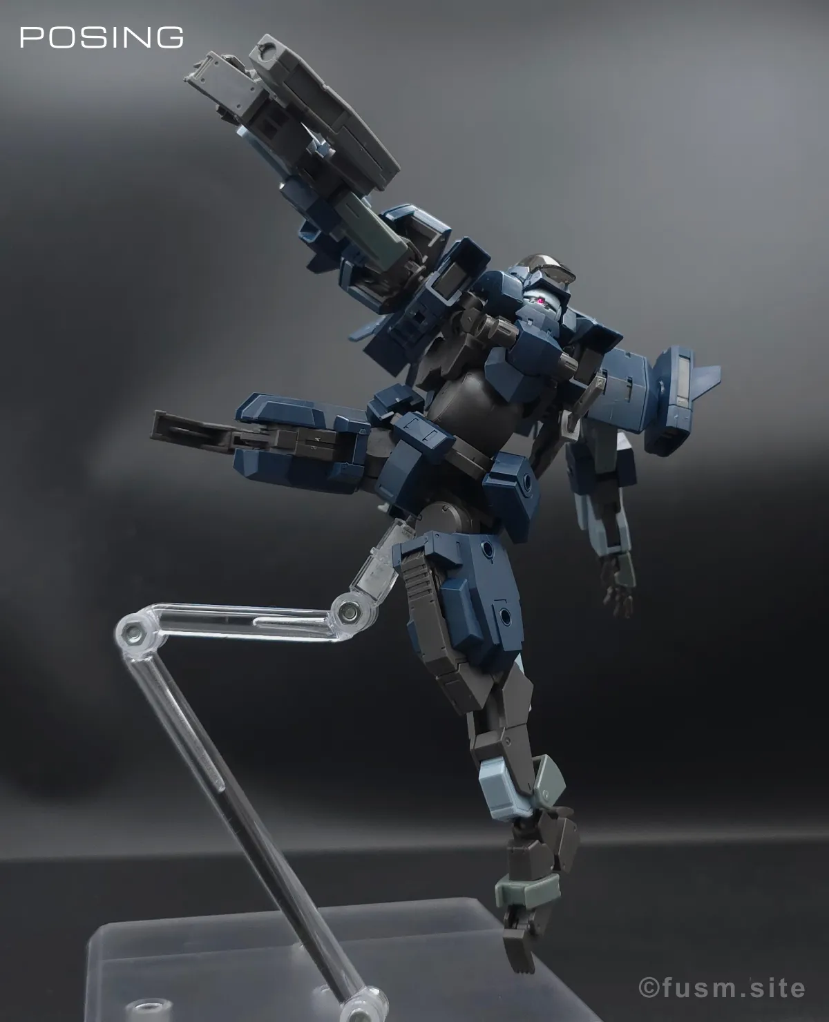 【レビュー】HG アーロンライノ(グレイディ専用機) ポージング 06
