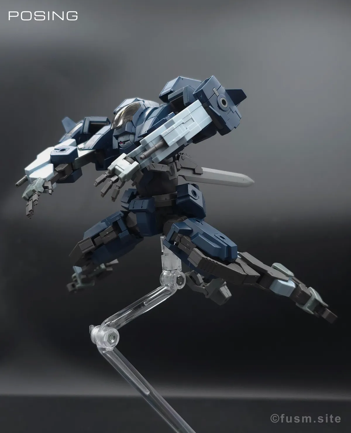 【レビュー】HG アーロンライノ(グレイディ専用機) ポージング 07