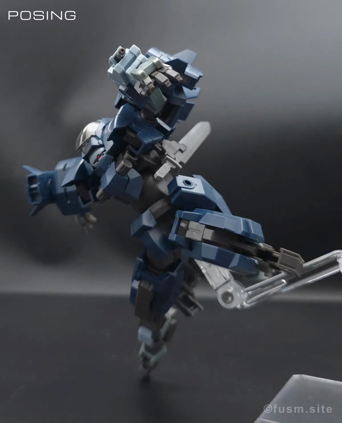【レビュー】HG アーロンライノ(グレイディ専用機) ポージング 08