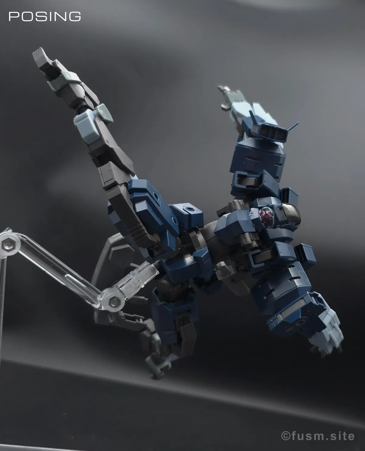 【レビュー】HG アーロンライノ(グレイディ専用機) ポージング 09