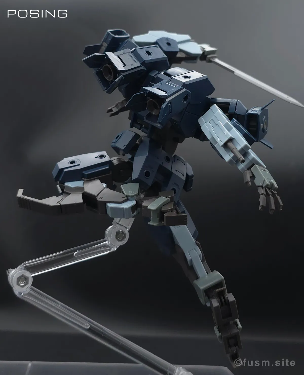 【レビュー】HG アーロンライノ(グレイディ専用機) ポージング 13