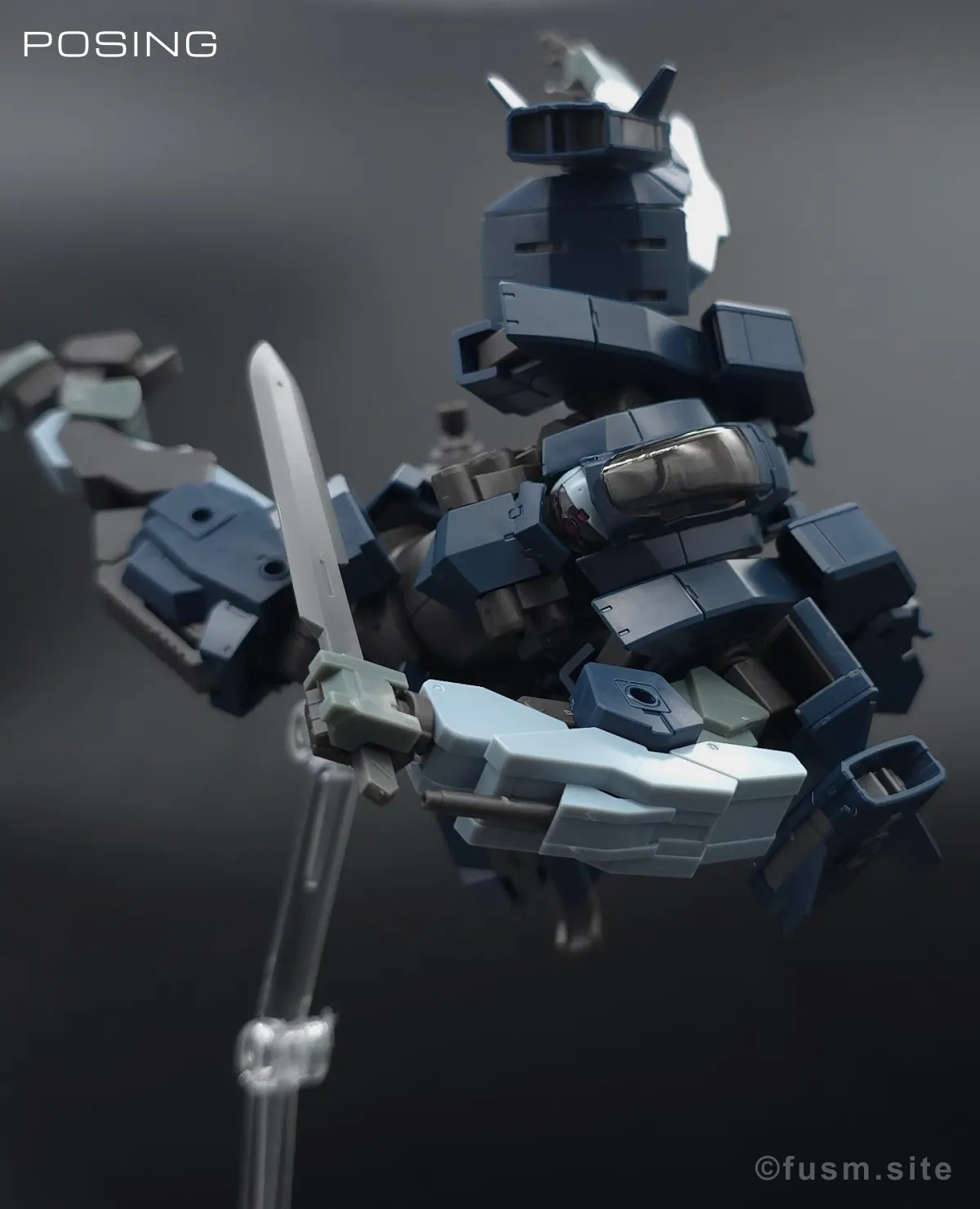 【レビュー】HG アーロンライノ(グレイディ専用機) ポージング 14
