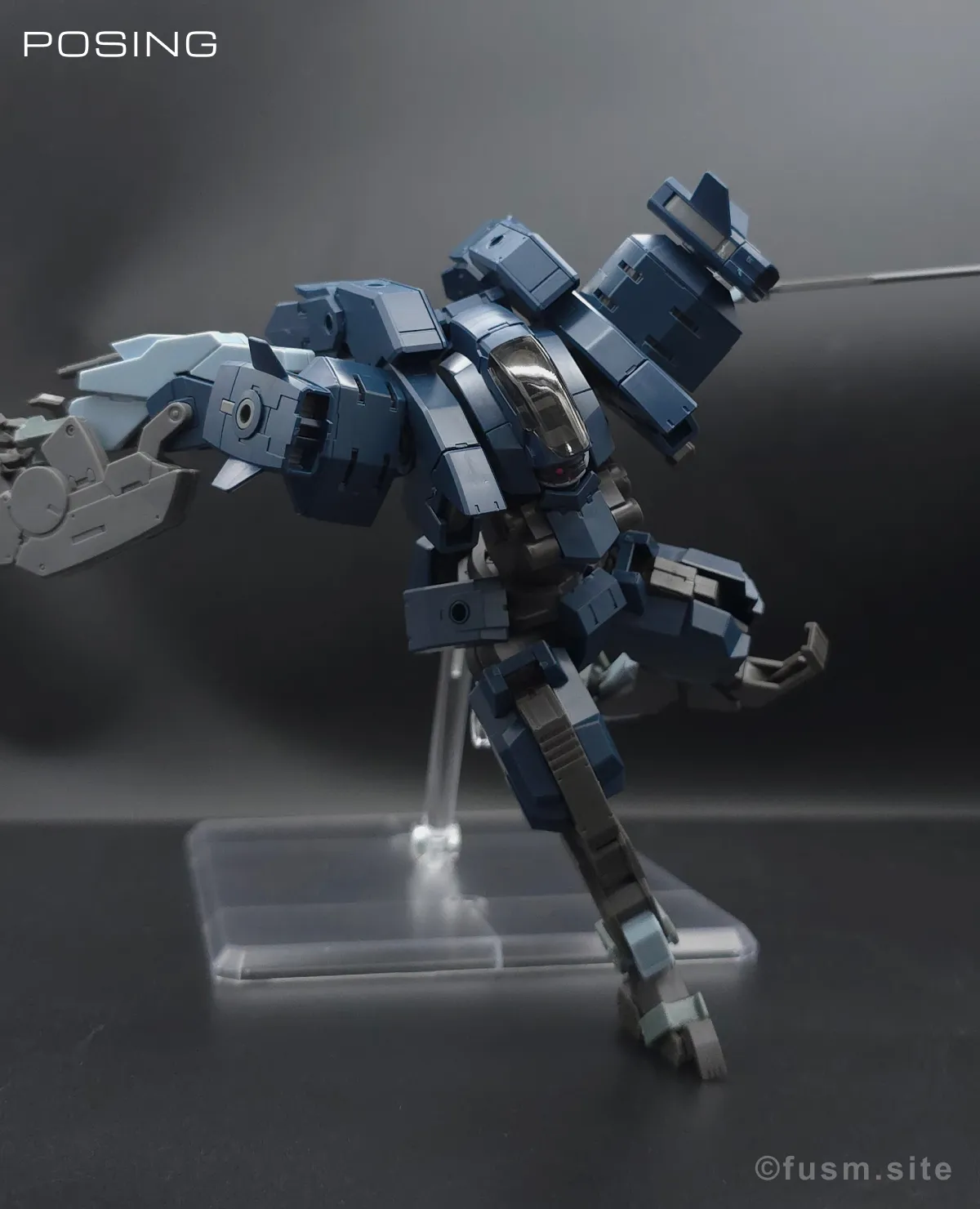 【レビュー】HG アーロンライノ(グレイディ専用機) ポージング 15
