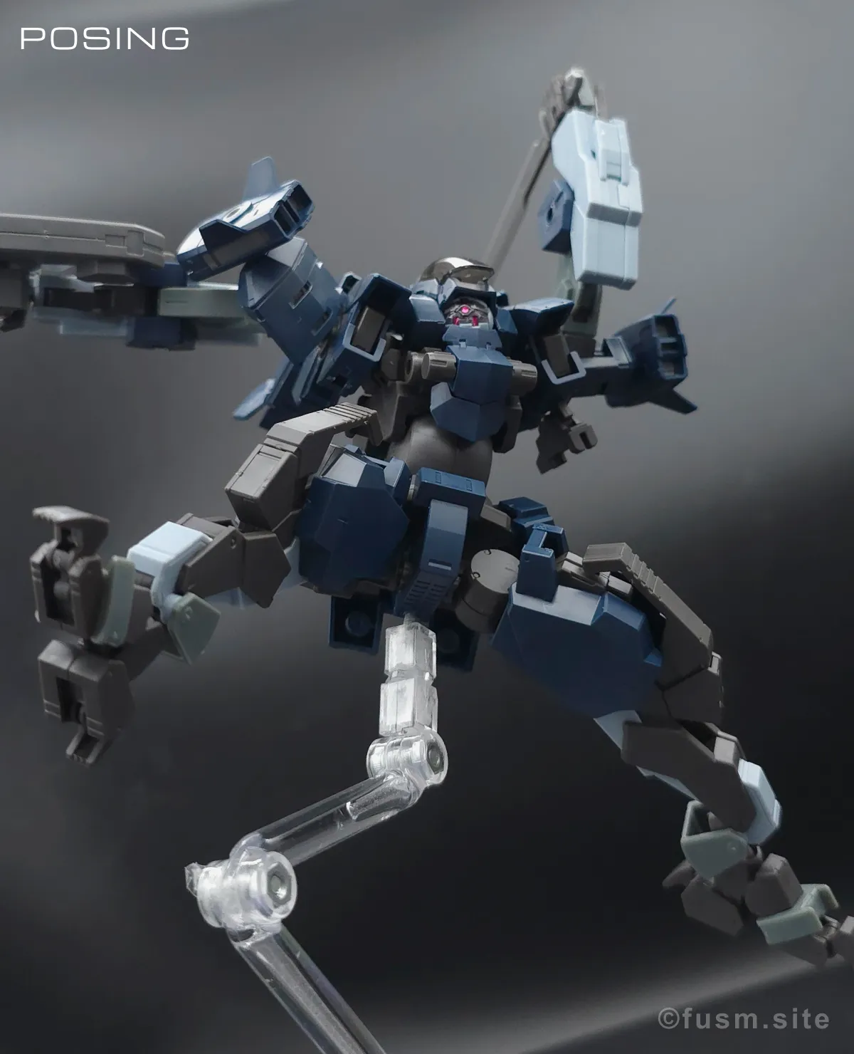 【レビュー】HG アーロンライノ(グレイディ専用機) ポージング 17