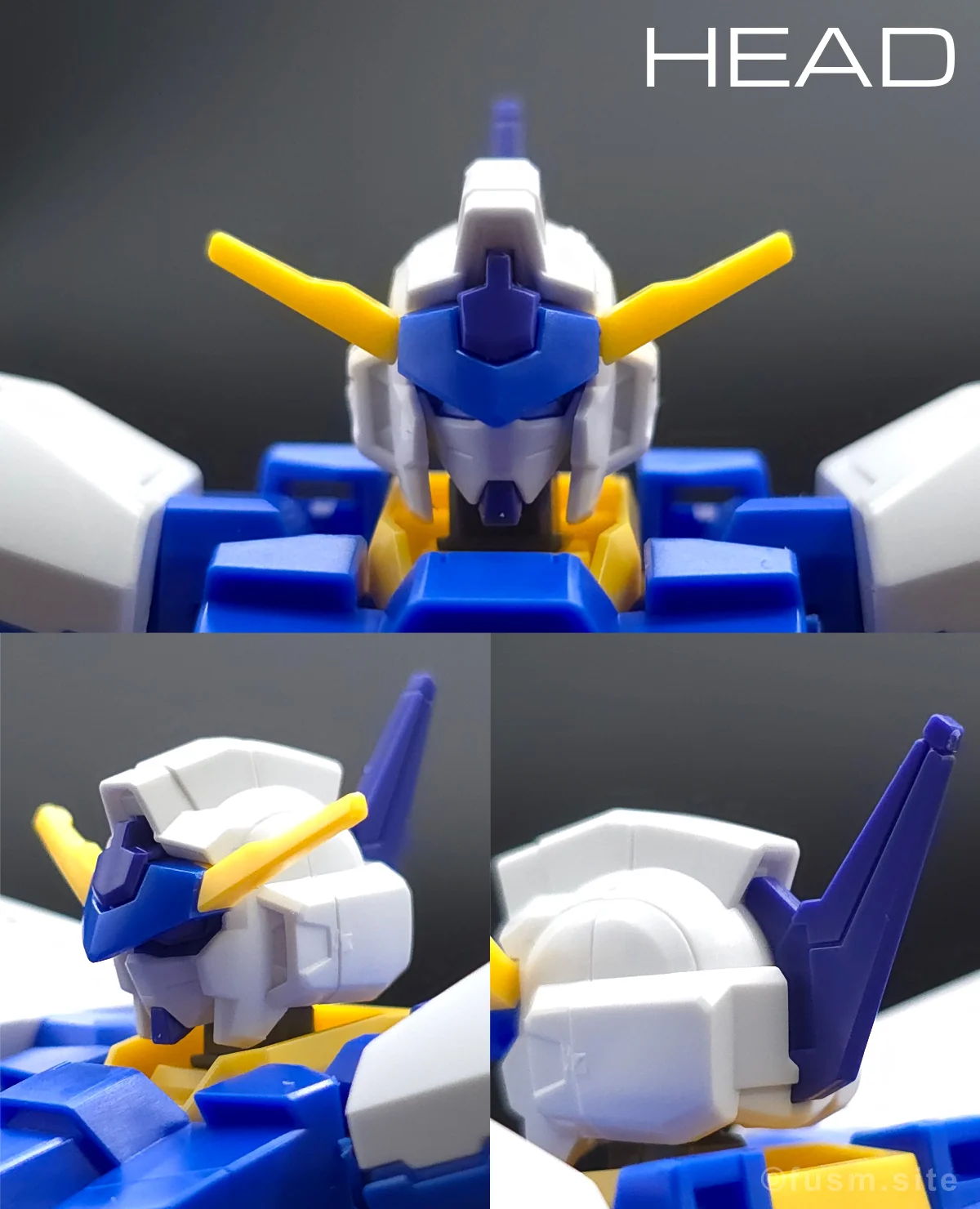 【ガンプラ】HG ガンダムAGE-FX レビュー 頭部ディテール 01
