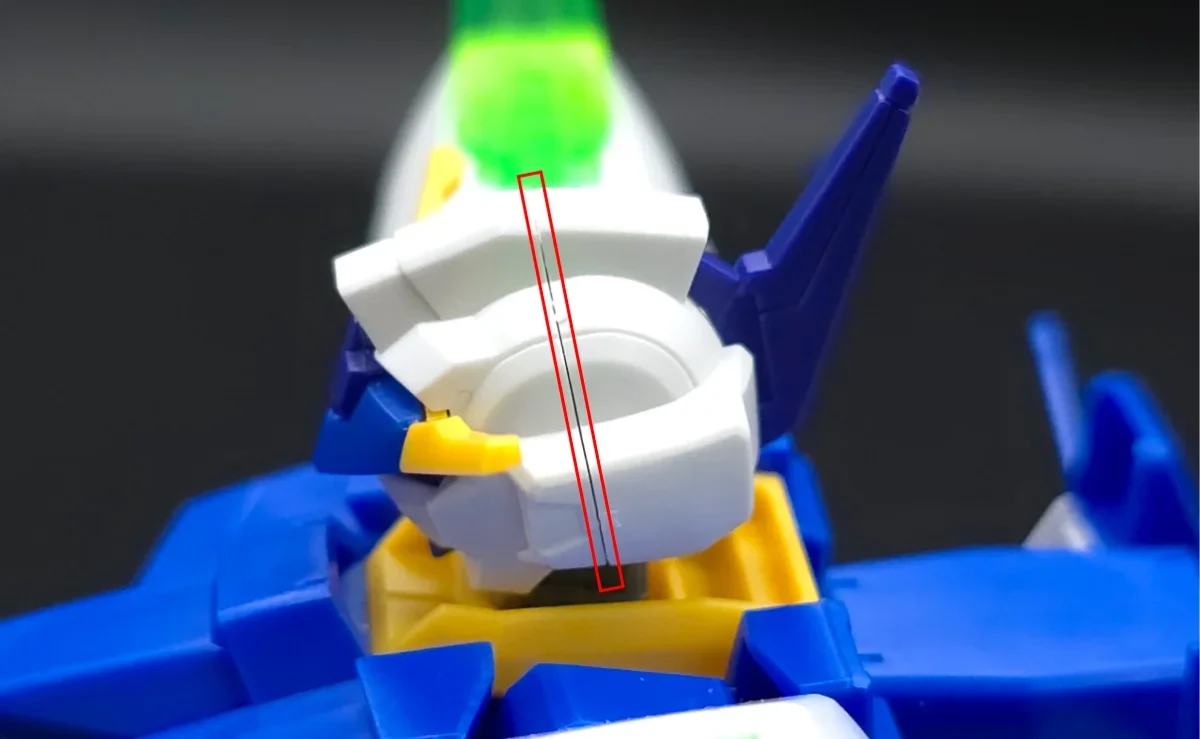 【ガンプラ】HG ガンダムAGE-FX レビュー 頭部ディテール 可動域