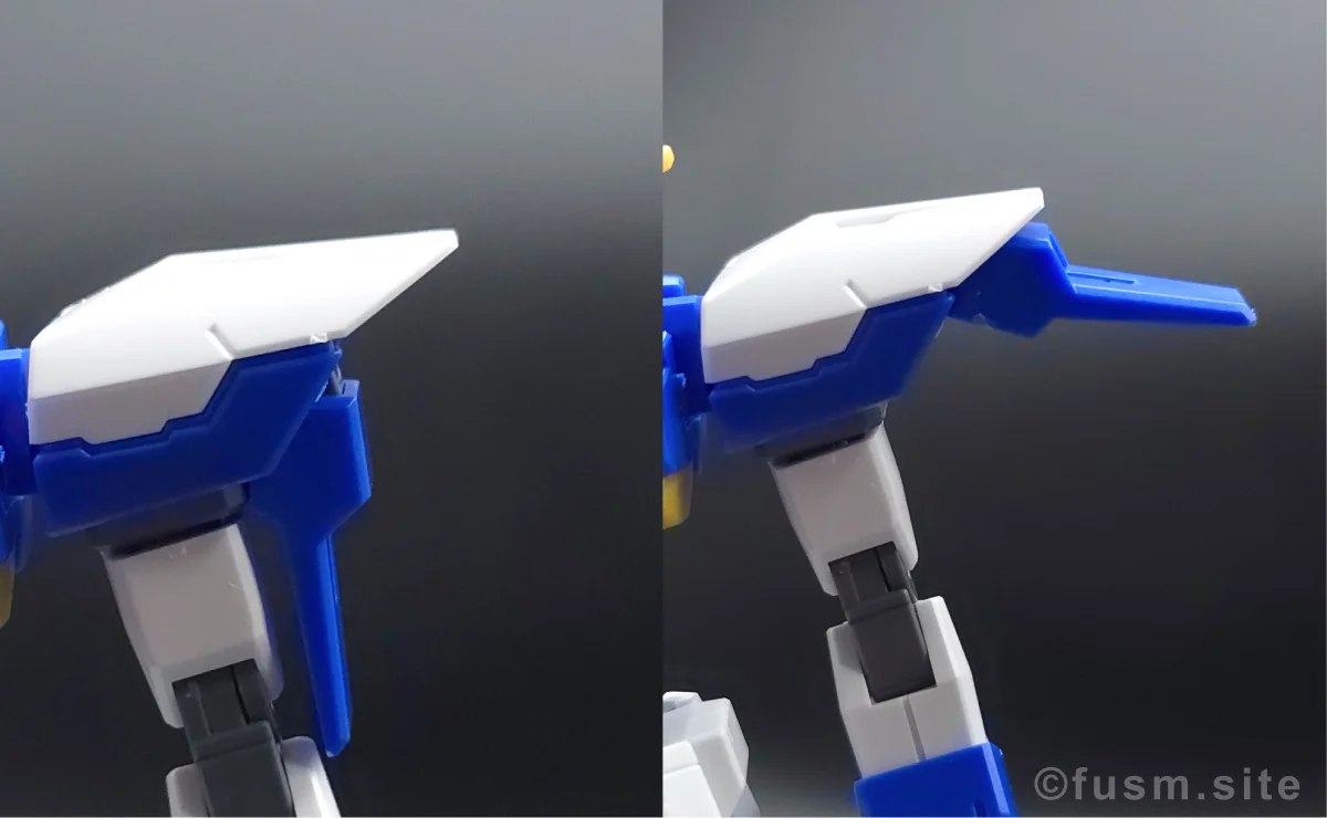 【ガンプラ】HG ガンダムAGE-FX レビュー 肩ディテール 可動域 01