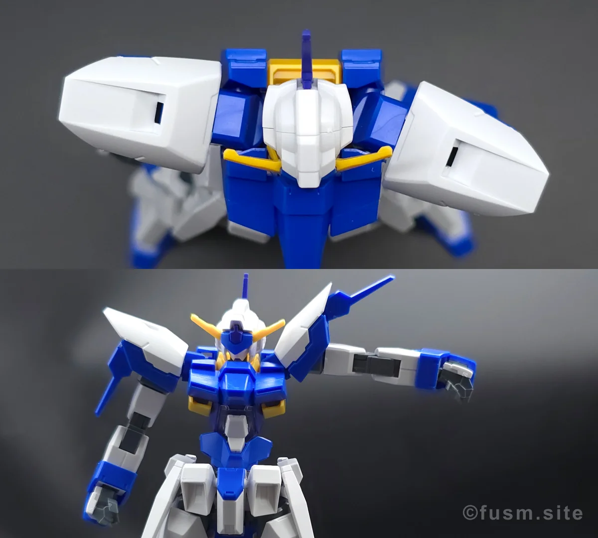 【ガンプラ】HG ガンダムAGE-FX レビュー 肩ディテール 可動域 02