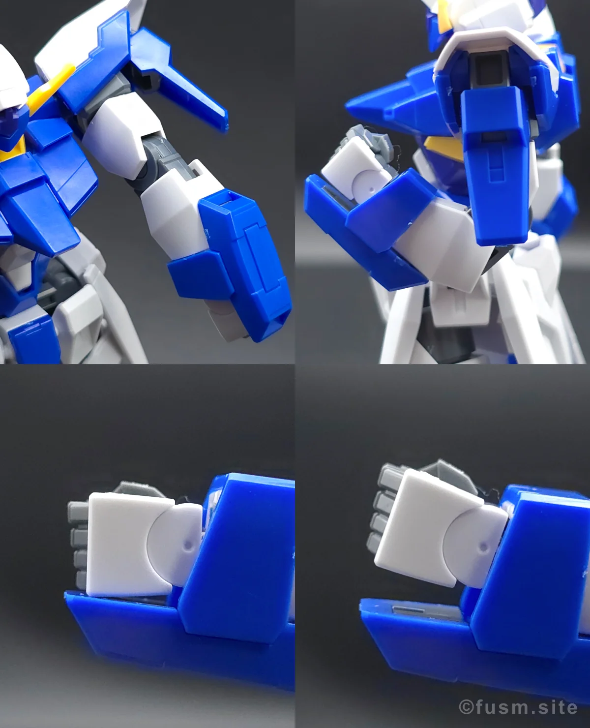 【ガンプラ】HG ガンダムAGE-FX レビュー 腕部ディテール 可動域 01