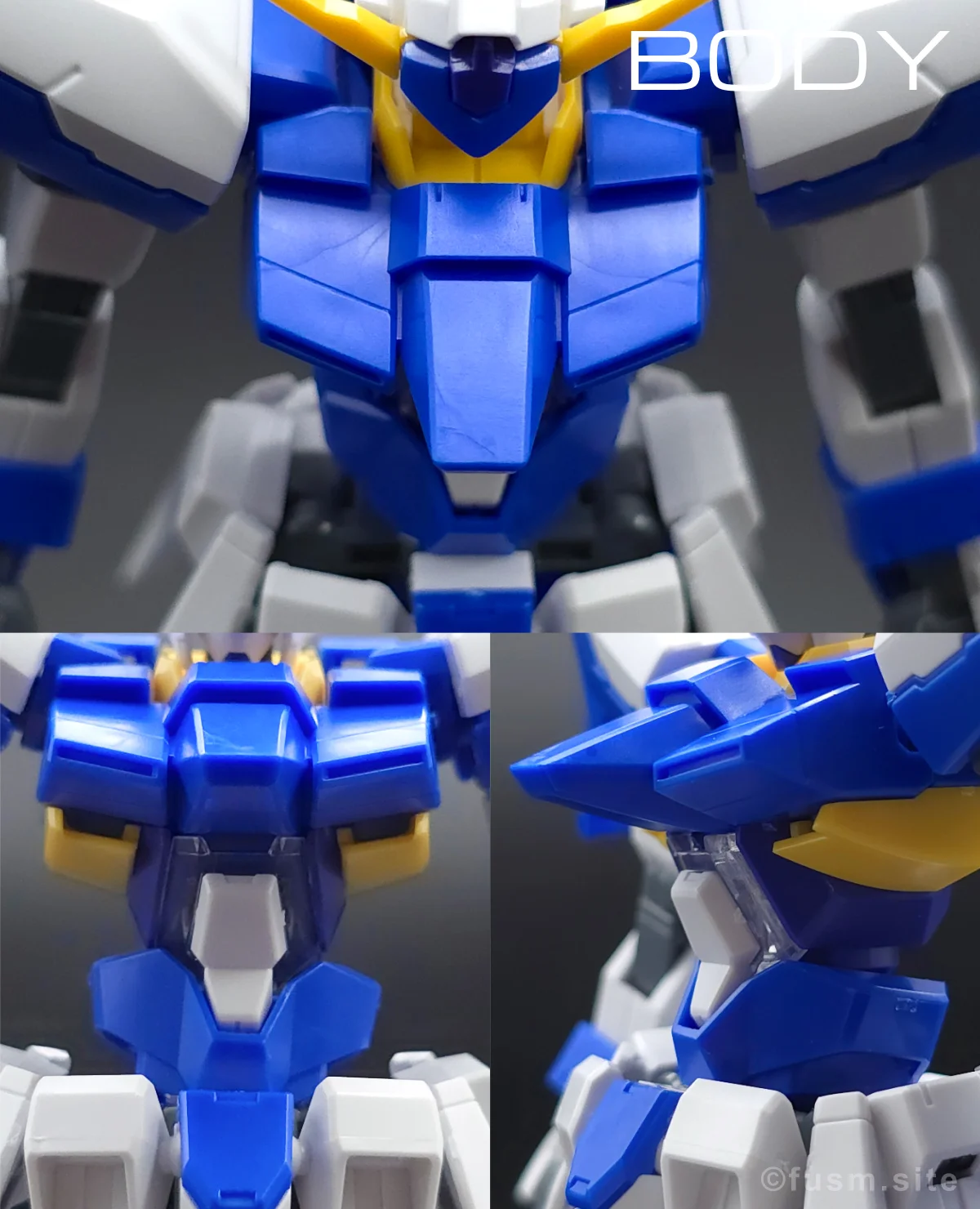 【ガンプラ】HG ガンダムAGE-FX レビュー 胴体ディテール 01