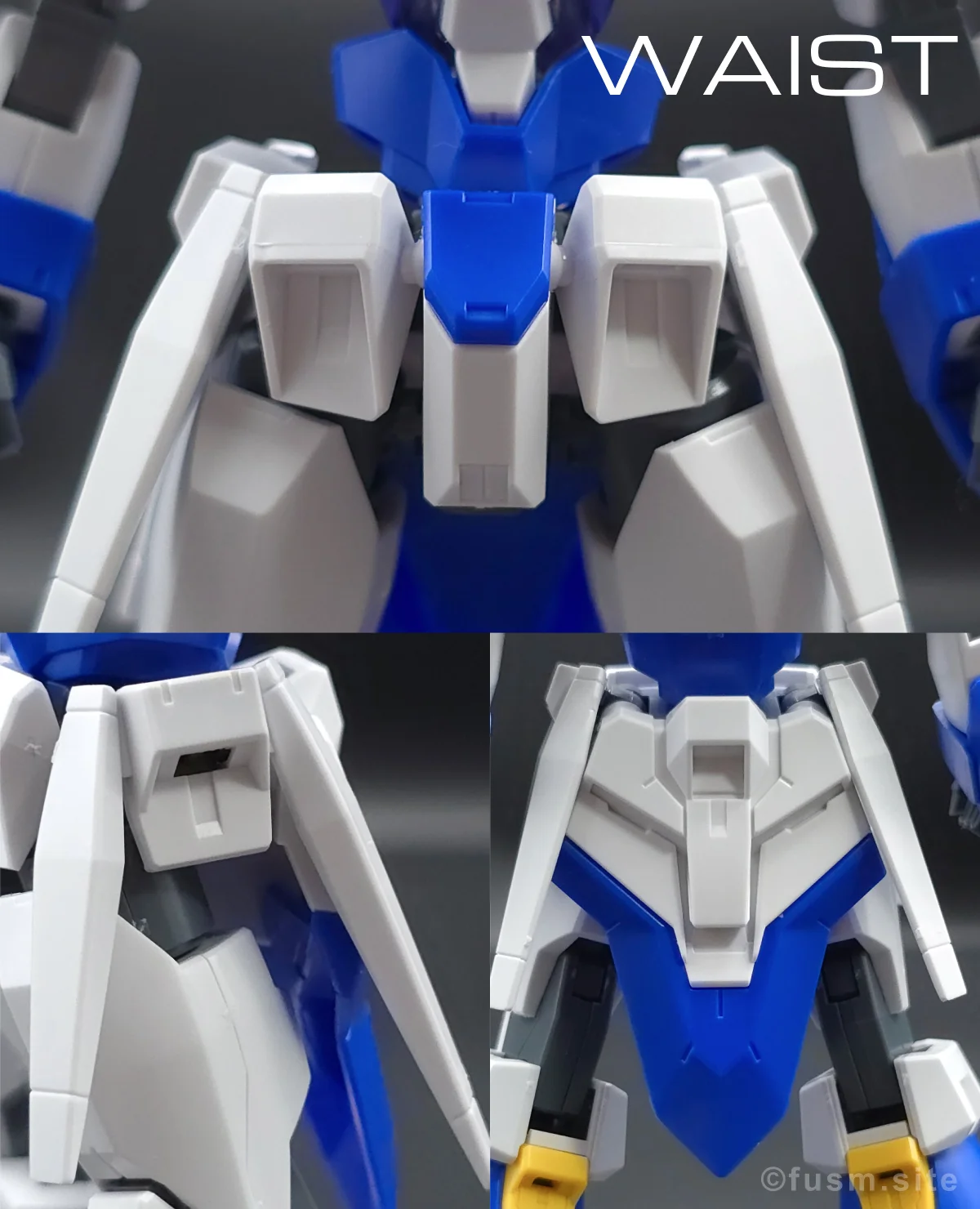 【ガンプラ】HG ガンダムAGE-FX レビュー 胴体ディテール 03
