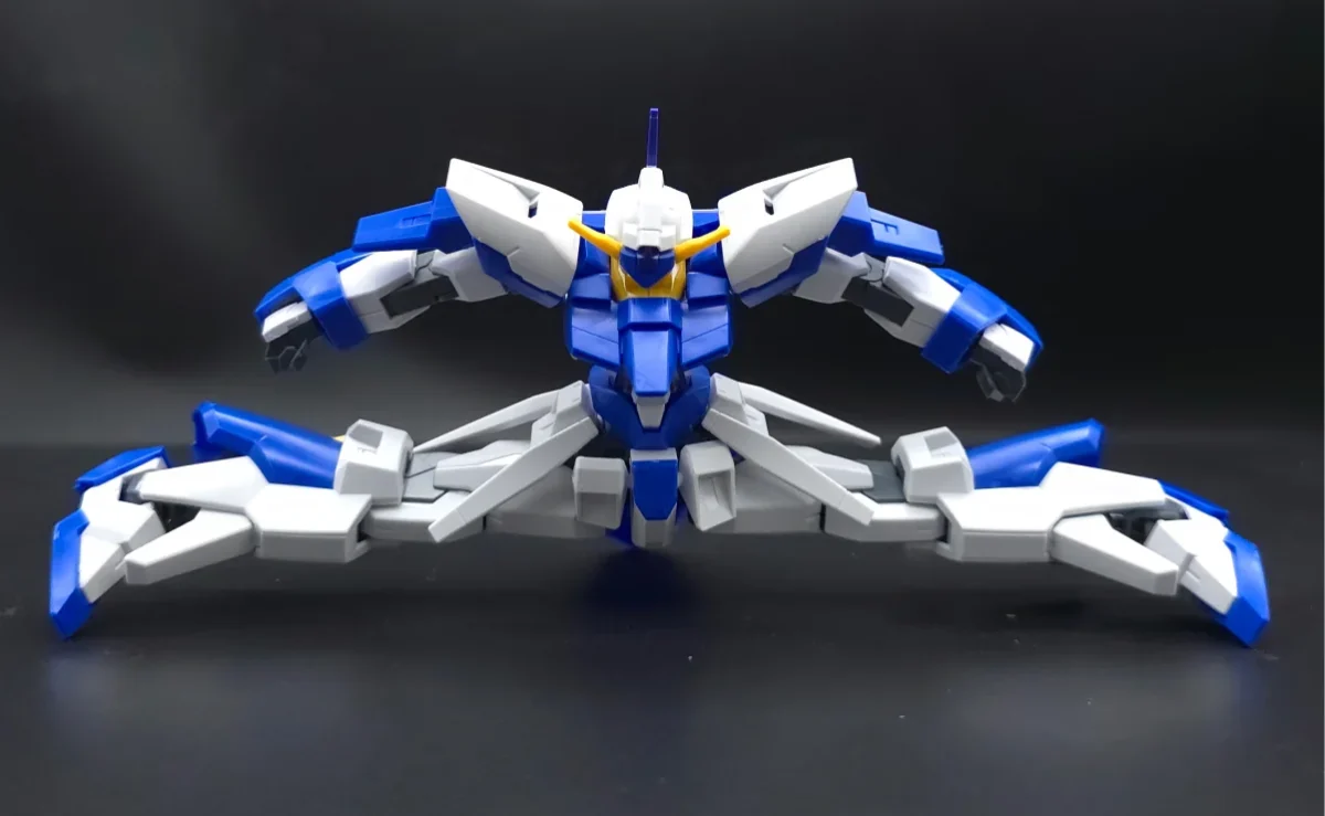 【ガンプラ】HG ガンダムAGE-FX レビュー 胴体ディテール 可動域