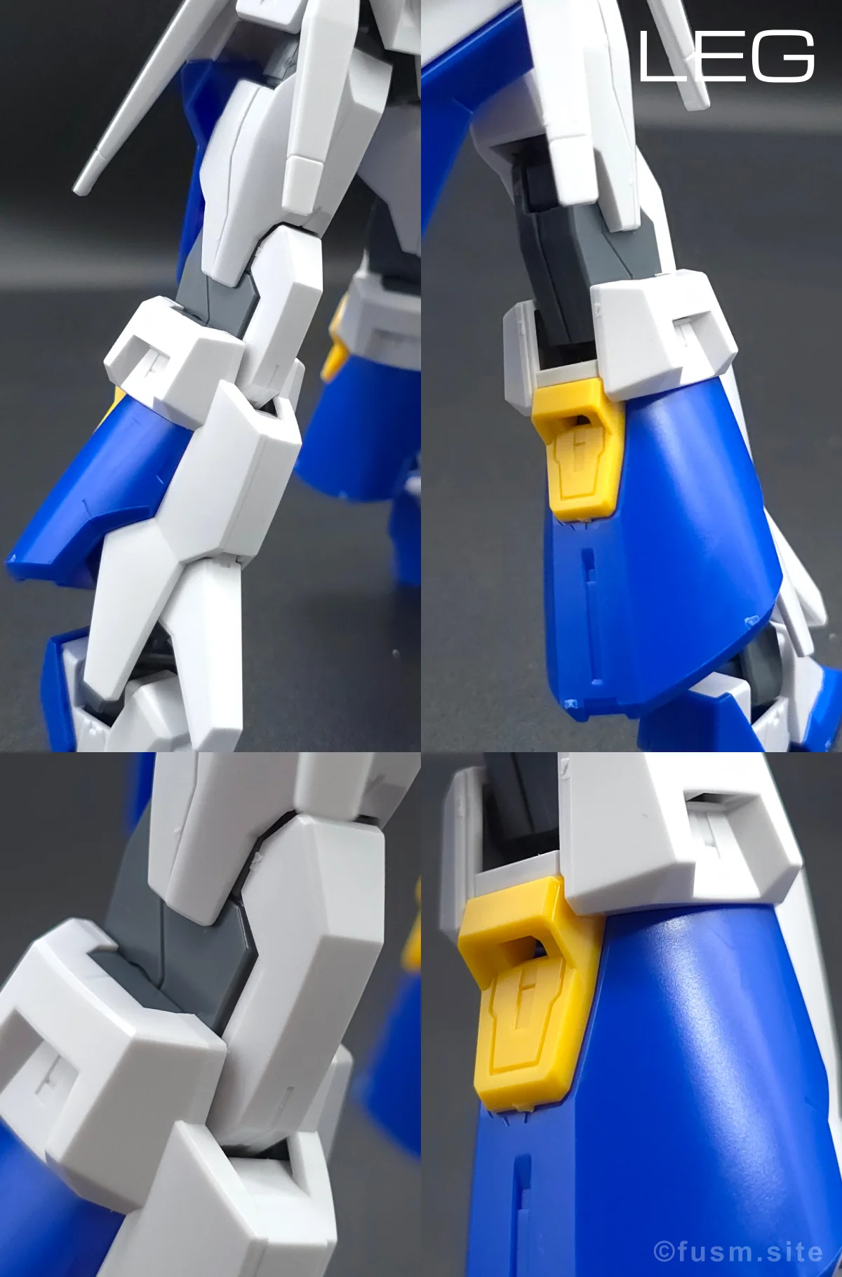 【ガンプラ】HG ガンダムAGE-FX レビュー 脚部ディテール 01