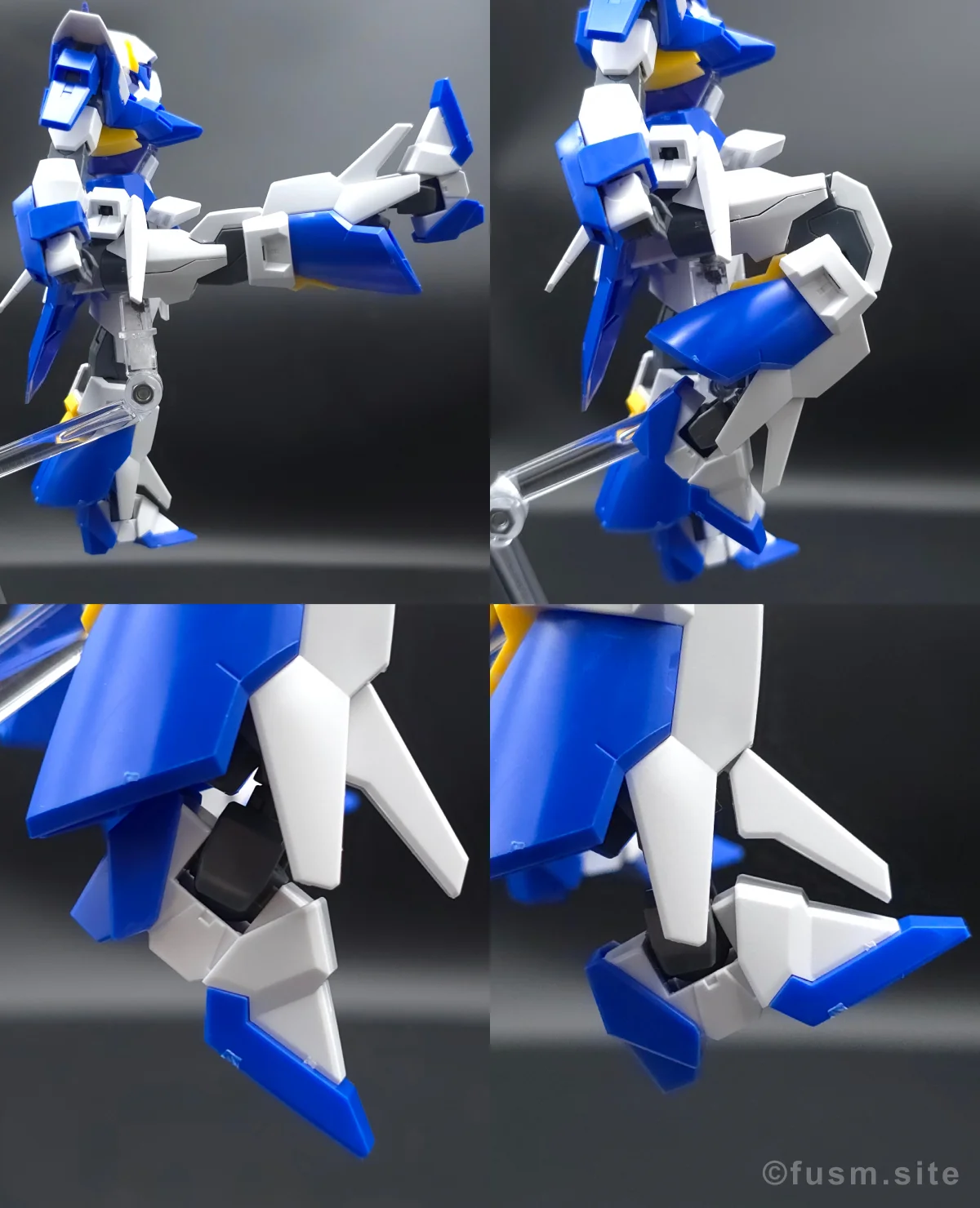 【ガンプラ】HG ガンダムAGE-FX レビュー 脚部ディテール 可動域 01