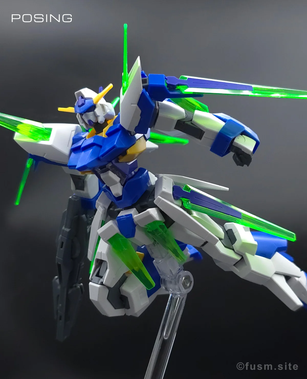 【ガンプラ】HG ガンダムAGE-FX レビュー ポージング 01