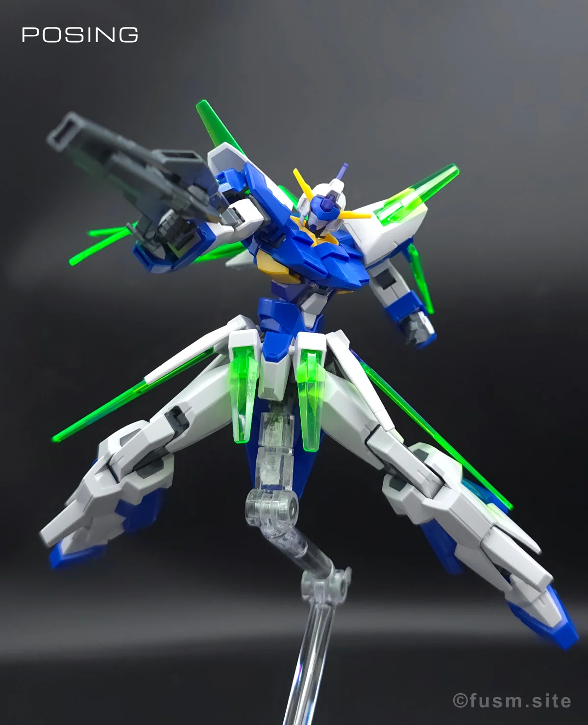 【ガンプラ】HG ガンダムAGE-FX レビュー ポージング 03