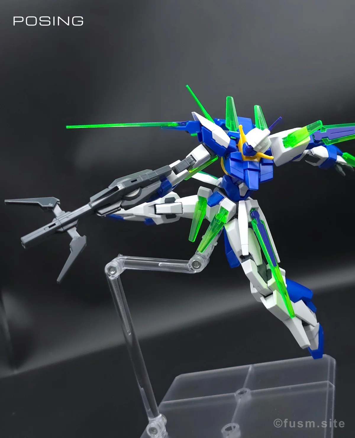 【ガンプラ】HG ガンダムAGE-FX レビュー ポージング 06