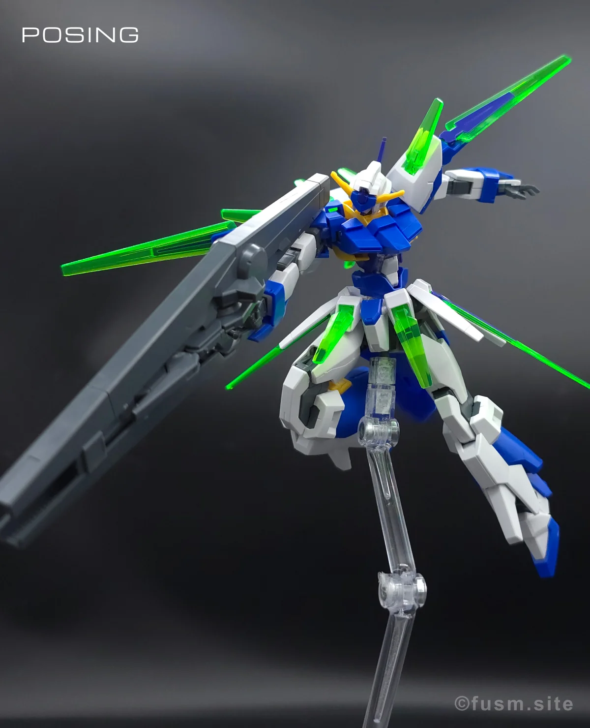 【ガンプラ】HG ガンダムAGE-FX レビュー ポージング 07