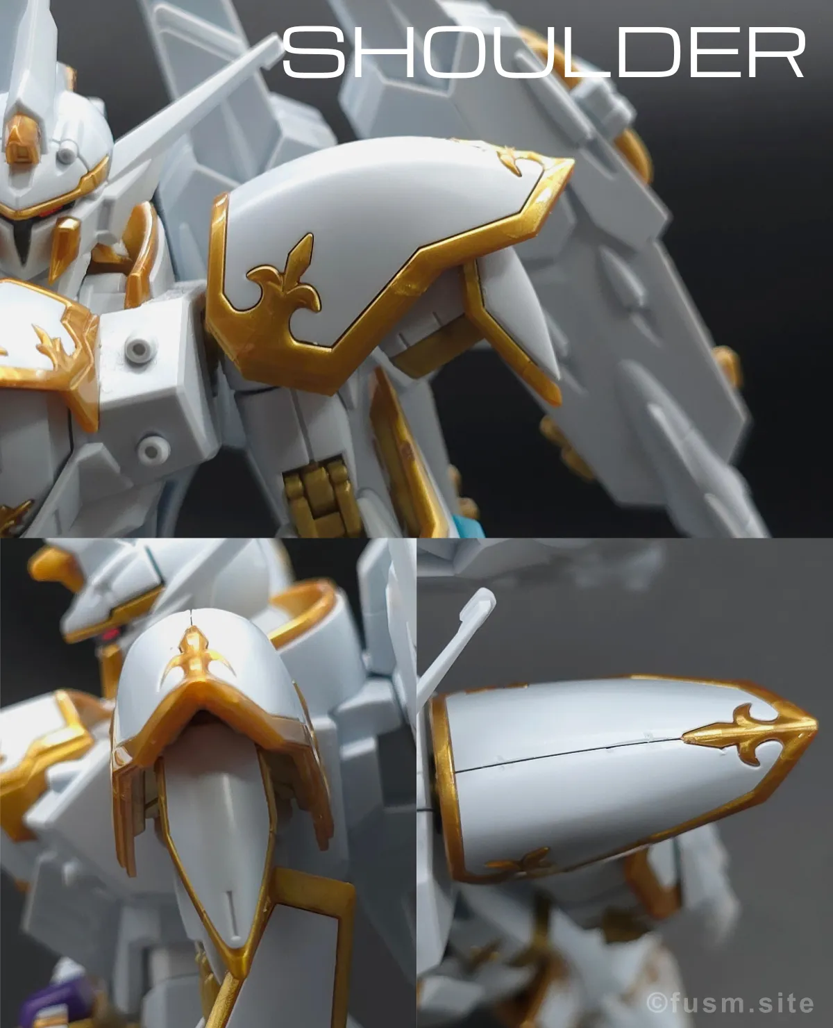 【レビュー】HG ブラックナイトスコードカルラ 肩ディテール 01
