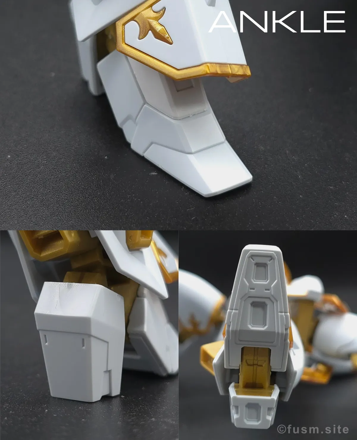 【レビュー】HG ブラックナイトスコードカルラ 脚部ディテール 02