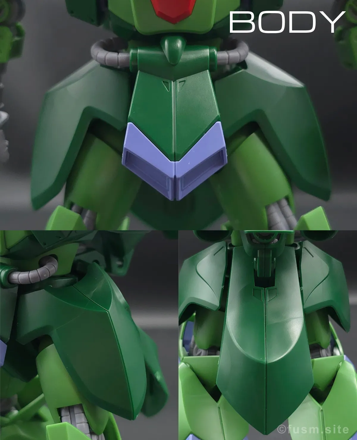 【レビュー】HG 1/144 ガルスJ 胴体ディテール 02