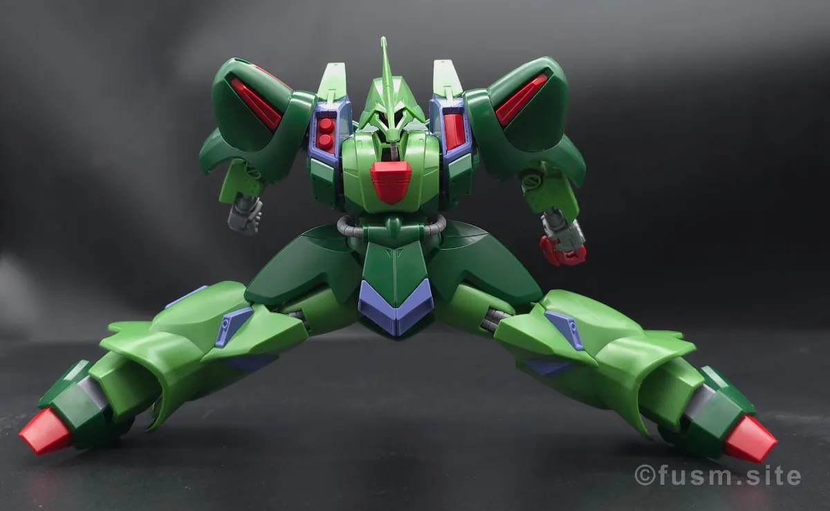 【レビュー】HG 1/144 ガルスJ 胴体ディテール 可動域 04
