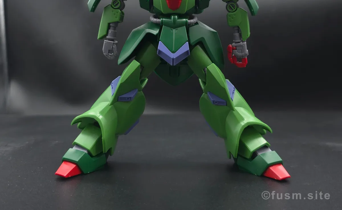 【レビュー】HG 1/144 ガルスJ 脚部ディテール 可動域 02