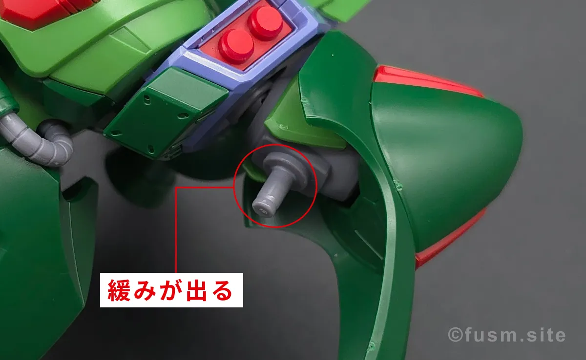【レビュー】HG 1/144 ガルスJ 耐久力が弱い箇所 04