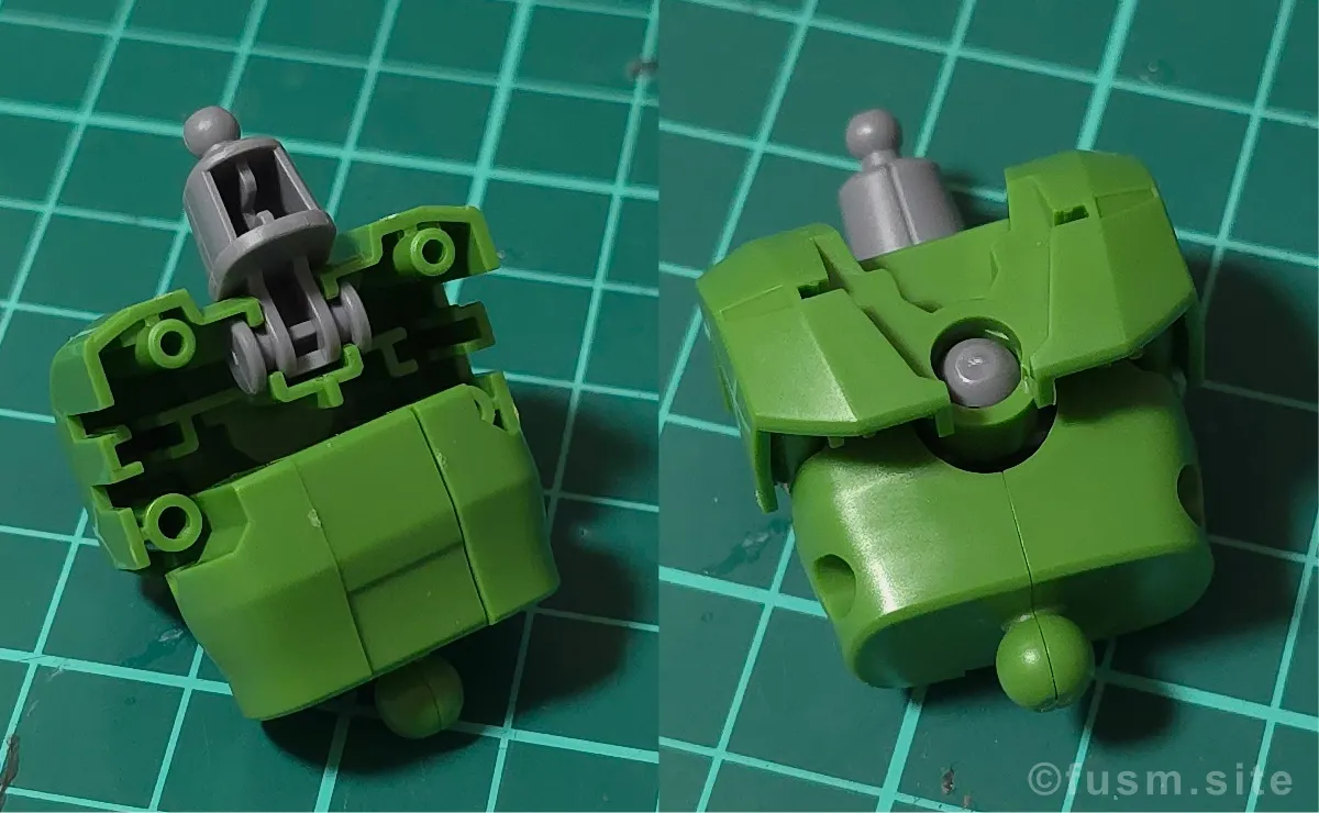 【レビュー】HG 1/144 ガルスJ パーツ・構造・組み立て 02
