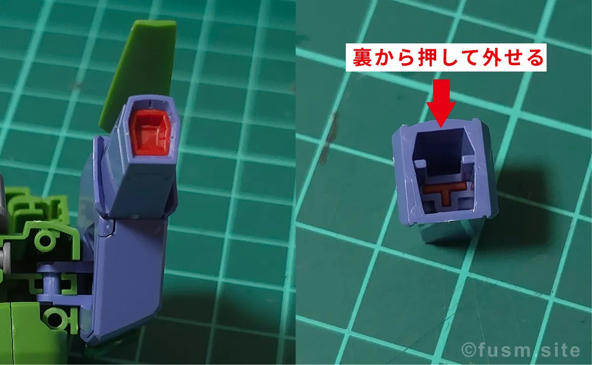 【レビュー】HG 1/144 ガルスJ パーツ・構造・組み立て 04