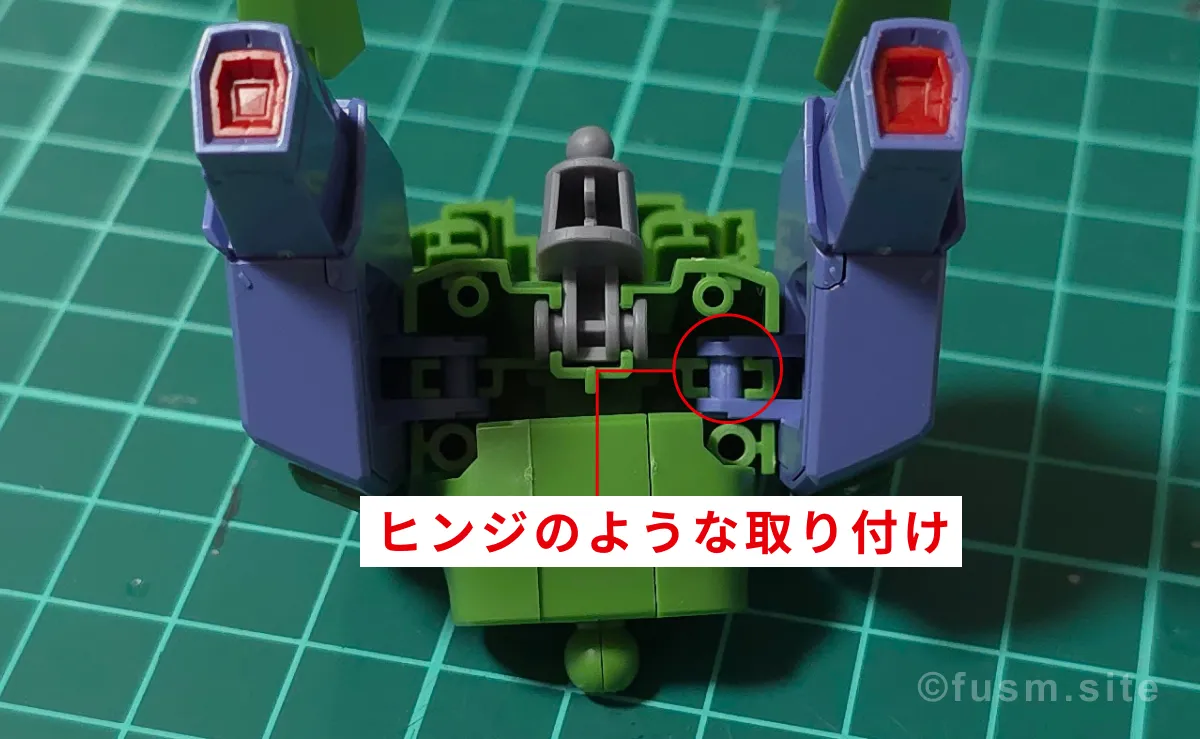 【レビュー】HG 1/144 ガルスJ パーツ・構造・組み立て 05