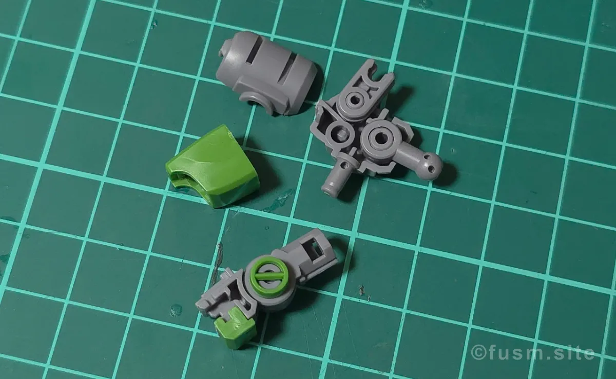 【レビュー】HG 1/144 ガルスJ パーツ・構造・組み立て 07