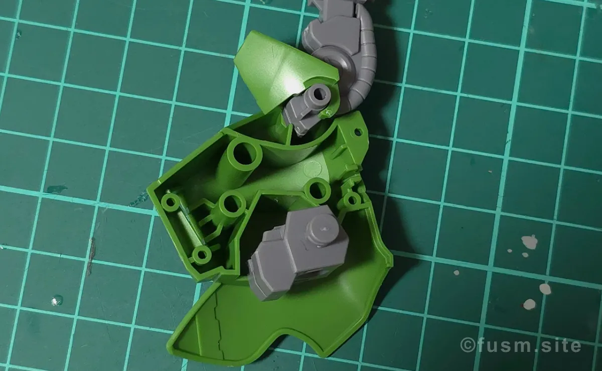 【レビュー】HG 1/144 ガルスJ パーツ・構造・組み立て 09