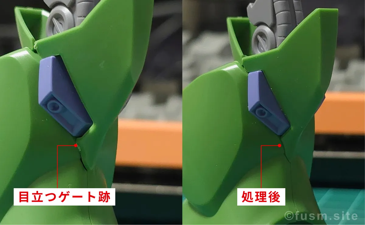 【レビュー】HG 1/144 ガルスJ パーツ・構造・組み立て 10