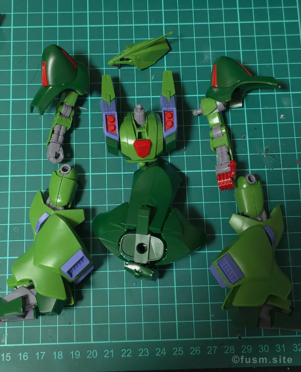 【レビュー】HG 1/144 ガルスJ パーツ・構造・組み立て 13
