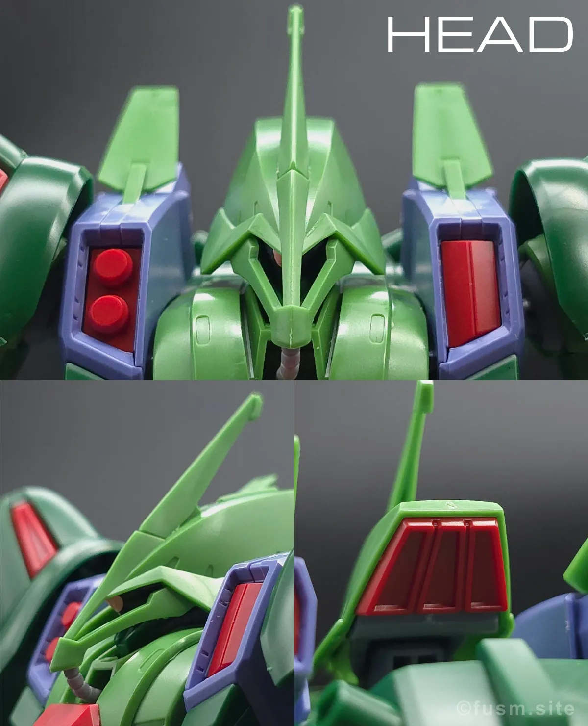 【レビュー】HG 1/144 ガルスJ 頭部ディテール 01